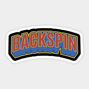 Backspin - Breakdance -  B-Boys and B-Girls Sticker